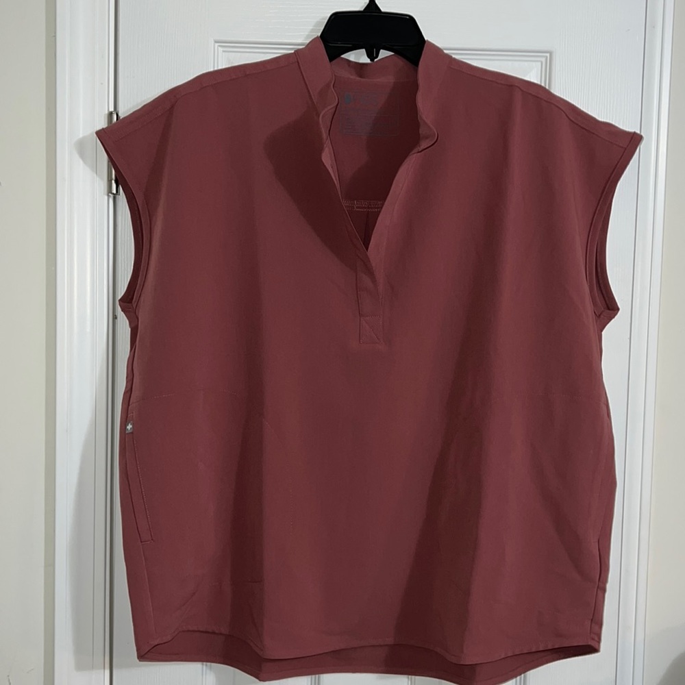 Mauve Rafaela FIGS scrub top